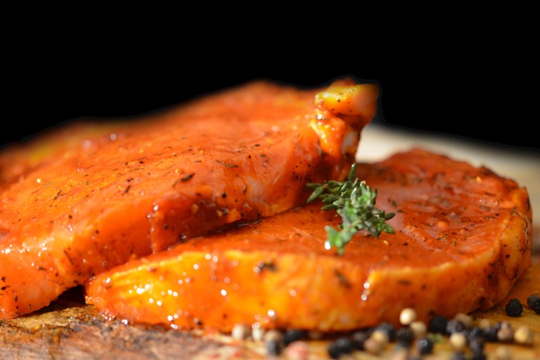 Gemarineerde Varkenslapjes